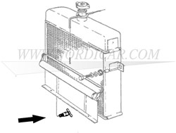Ablasshahn Kühler -Gebrauchtteil Volvo B18 B20 PV Duett Amazon P1800 87502
