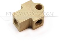 Verteiler, Bremsleitung (3 St.) Hinterachse -Gebrauchtteil Volvo 444 445 544 210 Ama 1800 enkel systeem 87696-2