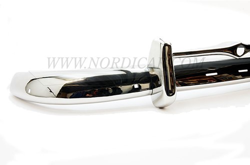 Stoßstange hinten Komplett Edelstahl  Volvo 444 ('54-'57) 88506-2