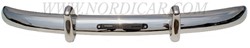 Front bumper complete stainless steel Volvo 444 445 ('54-'57) 88587