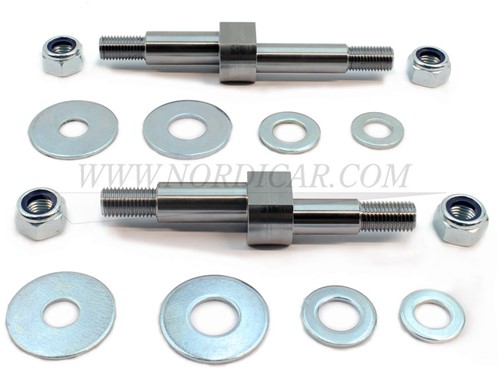 Schokbrekerbout set Vooras modificatie links+rechts onder+boven Volvo 444 544 445 210 89568-2