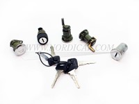 Jeu de serrures, verrouillage (barillets) complet (5 pièces) Volvo 240 260 1978-1993 estate 9140737