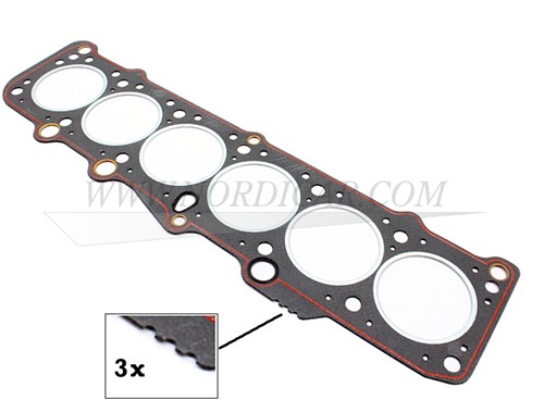 Gasket, Cylinder head 1,6mm Volvo 240 740 940 D24 D24T D24Tic 9146009