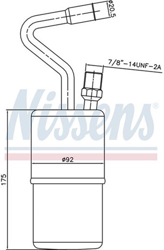 Trockner Klimaanlage- Nissens Volvo 850 S/V/XC70 -00 9187629-3