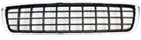Calandre avec grille rectangulaire noire/chromée Volvo V70 2005-2008 8693346