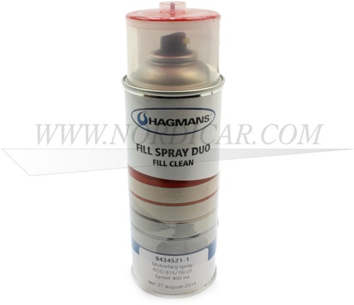 Engine spray paint- red Volvo B16 B18 B20 etc. 9434521