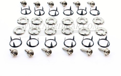 Snap fasteners, Floor mat Volvo 1800S/E/ES 94946