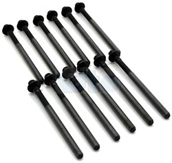 Boulon de culasse de cylindre- jeu 12 pièces D5244TX tous les modèles Volvo XC70 (01-07) V70 (08-) XC70 (08-) XC90 (03-) XC60 (-17) C70 (06-) C30 S40 (04-) V50 S60 (-09) S80 ( 9497825