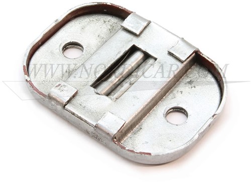 Door catch cover plate -used part Volvo PV Duett 95100-2