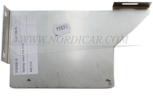 Mudflap bracket- Rear- Right- stainless steel Volvo 445 210 95890