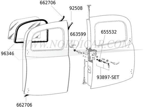 Slotset Volvo 445 210 (LV + A) 93897-2