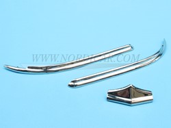 Capot baguette décortive Innox (jeu 3 pieces) Volvo 544 210 (96966+96967+666891) 96966