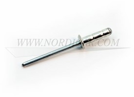 Retainer, Hand brake cable Axle carrier Clamp - rivet