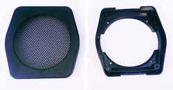 Speaker cover Door front fits left and right black Volvo 240 260 1384636