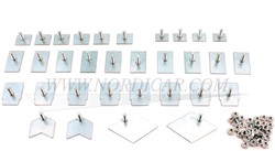 Satz Clips, Zierleiste Volvo P1800S CLIPSET1800S