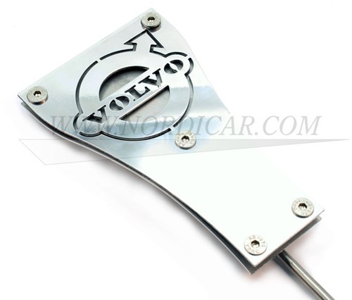 Sun visor center support Stainless Steel with logo Volvo 544 210 Amazon GK120CS-3