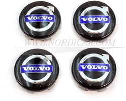 Hub cap set- black Volvo V70 00-08 S60 -09 XC90 S40/V50 04- 31373765