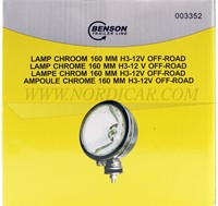 Feux de brouillard chrome 160mm Volvo PV Amazon P1800 140 164 IB-003352-3