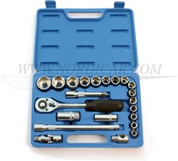 Socket set 22 parts - Inch sizes IB-009573