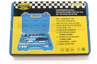Socket set 22 parts - Inch sizes IB-009573-2