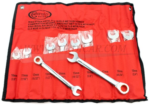 Ring/steek ratel set: metrisch/Inch Volvo metrisch/Inch IB-010631-2