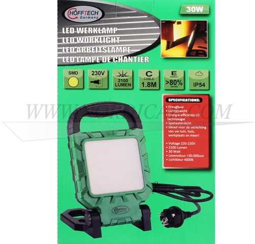 LED werklamp 30W 220V 2100Lumen 4000K IB-011927-2