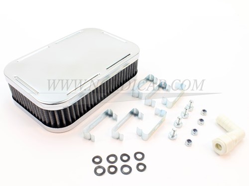 Filtre à air Weber 2 étapes chrome Volvo 544 210 Amazon 1800 140 B18 B20