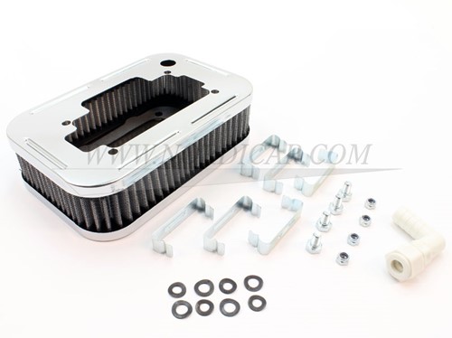 Filtre à air Weber 2 étapes chrome Volvo 544 210 Amazon 1800 140 B18 B20-2