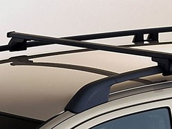 Lastenträger Satz quadratisch für Fahrzeuge mit Dachreeling für Volvo V70 (2008-) Volvo vierkant profiel 31428932