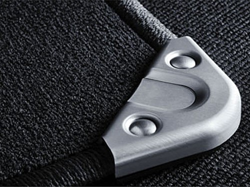 Floor mat, passenger compartment -textile -design Volvo Ocean Race -Off Black Volvo V70 2008-2016 XC70 2008-2016 39801830