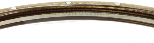 Volant sport- Moto-Lita MK3 Woodrim Volvo Classic chroom hout 15 inch (38cm)-3