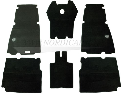 Fußmattensatz 6 Stück Volvo 544 210 MS544