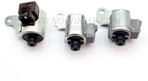 Solenoid set 3pc. Grey plugs Volvo AW50-42 ook voor bruine stekkers REPAW50
