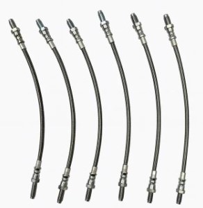 Brake hose kit Volvo 240 260 1975-1978 122099 Rvs 