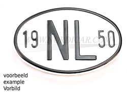 NL shield with year Volvo amazon PV P1800 140 164 SCHILDJE