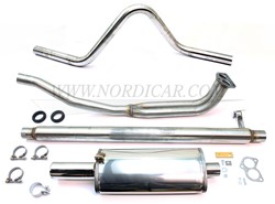 Sport Exhaust set Simons Stainless steel Volvo Amazon ('67-'70) SM120D-STL