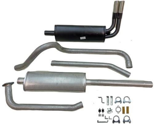 Exhaust set Simons Volvo PV B18 SM544E
