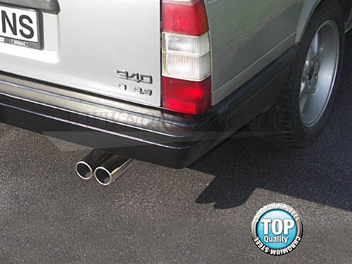 Uitlaatset Simons vanaf katalysator Volvo 740 940 m/turbo SM940