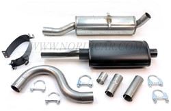 Uitlaatset Simons vanaf katalysator Volvo 940 91- z/turbo SM940