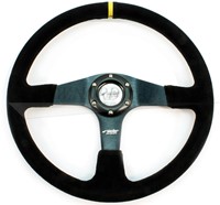 Sport steering wheel Simoni Racing Defender SUEDE 380mm Volvo Past op Luigi stuurnaven 380mm SR-2