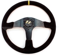 Sport steering wheel Simoni Racing Defender SUEDE 380mm Volvo Past op Luigi stuurnaven 380mm SR
