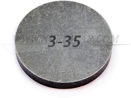 Rondelle de compensation, jeu des soupapes Volvo B17 B19 B21 B23 B200 B230