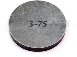 Klepstelplaatje 3,75 mm Volvo B17 B19 B21 B200 B23 B230