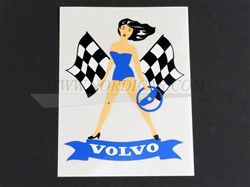 Sticker Bella met vlaggen Volvo STICK157