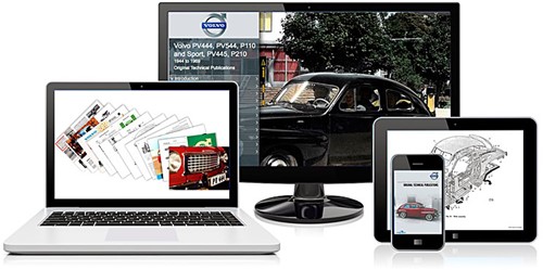 eBook PV models Volvo PV444 PV544 PV445 P210 1944-1968 TP-3