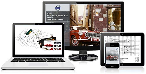 e-Book Original Technical Publications, online versie Volvo P1800 P1800S P1800E 1800ES,  1961-1973 TP-3
