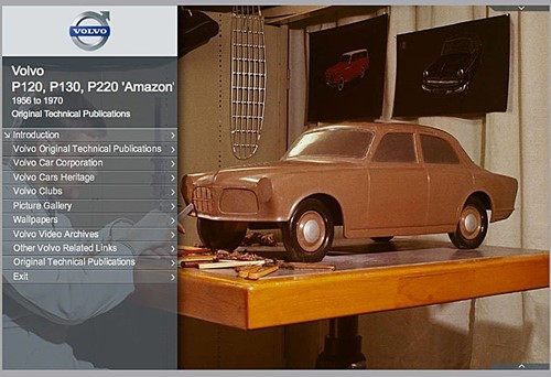 e-Book Original Technical Publications, version en ligne Volvo Amazon P120 P130 P220, 1956-1970 TP