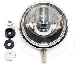 Fog light high-beam- classic 12cm Volvo Chroom achterkant en chroom ring VS3212