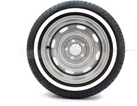 GT Jeu de roues White Wall 185/65-15 20mm Volvo 544 210 Amazon P1800S WW1856515-SET